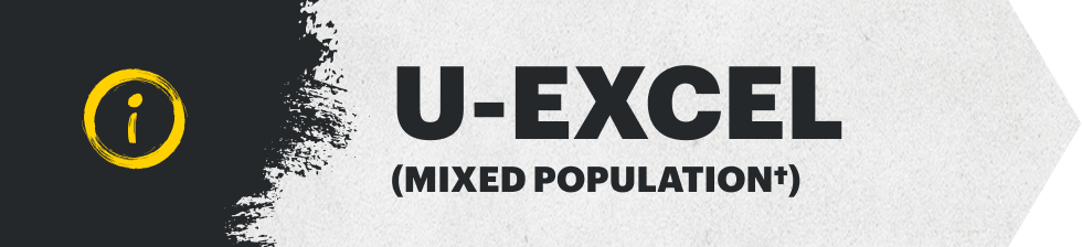 U-EXCEL (mixed population*)