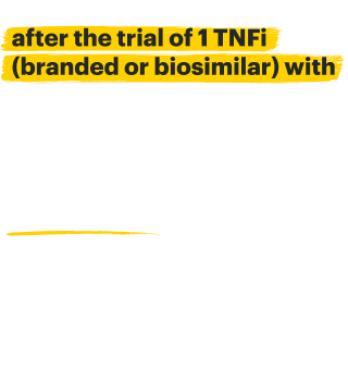 Payers cover RINVOQ after the trial of 1 TNFi (branded or biosimilar) with greater than 95 percent preferred commercial and Medicare Part D coverage. National Commercial and Medicare Part D formulary coverage under the pharmacy benefit as of April 2024 in RA.