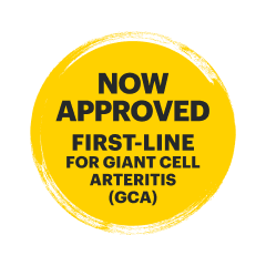 Now Approved For Giant Cell Arteritis (GCA).